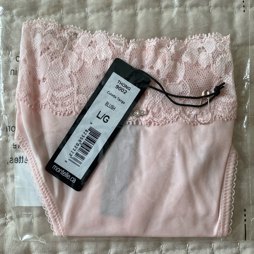 Montelle Thong 9002 Blush pink L